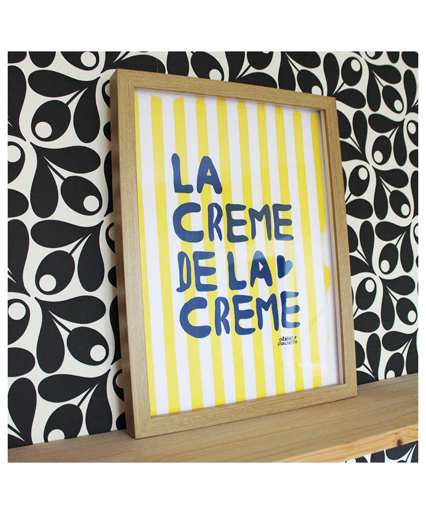 AFFICHE LA CREME DE LA CREME AFFICHE LA CREME DE LA CREME