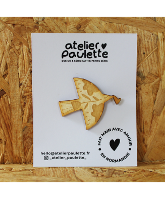 PIN'S OISEAU COEUR