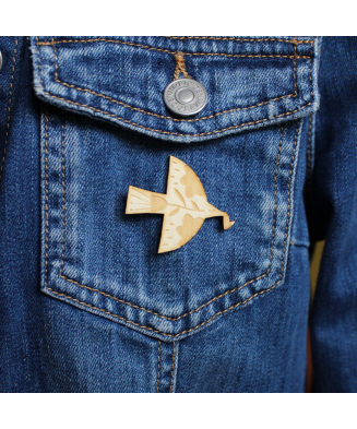 PIN'S OISEAU COEUR