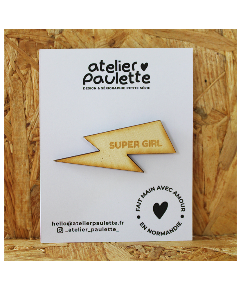 PIN'S SUPER GIRL PIN'S SUPER GIRL
