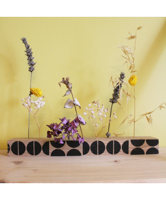 SUPPORT FLEURS SECHÉES PATTERN VINTAGE