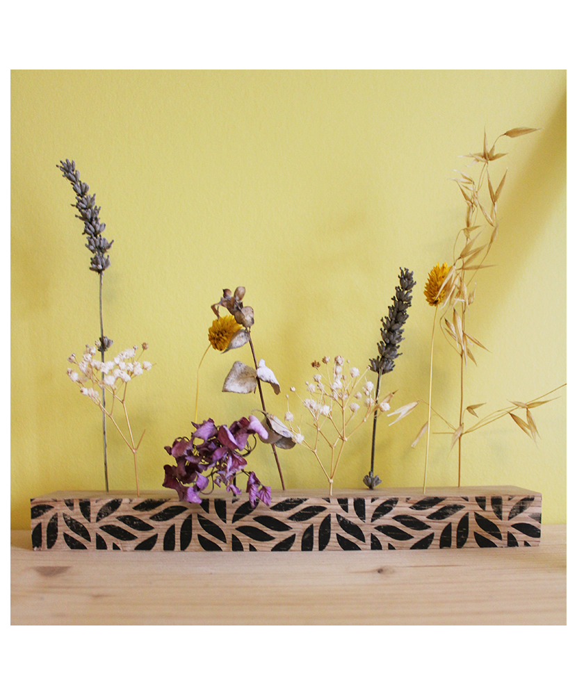 SUPPORT FLEURS SECHÉES PATTERN FEUILLES SUPPORT FLEURS SECHÉES PATTERN FEUILLES