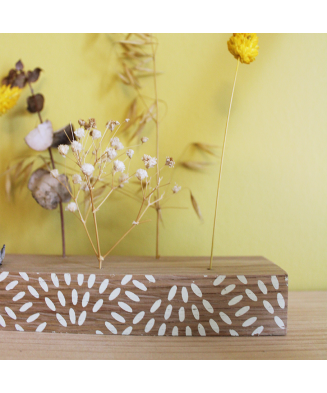 SUPPORT FLEURS SÉCHÉES PATTERN GRAINS
