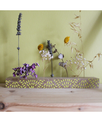 SUPPORT FLEURS SÉCHÉES PATTERN GRAINS