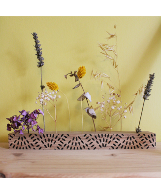 SUPPORT FLEURS SÉCHÉES PATTERN GRAINS