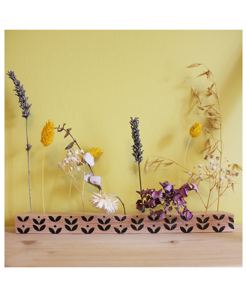 SUPPORT FLEURS SÉCHÉES PATTERN FLOWER SUPPORT FLEURS SÉCHÉES PATTERN FLOWER